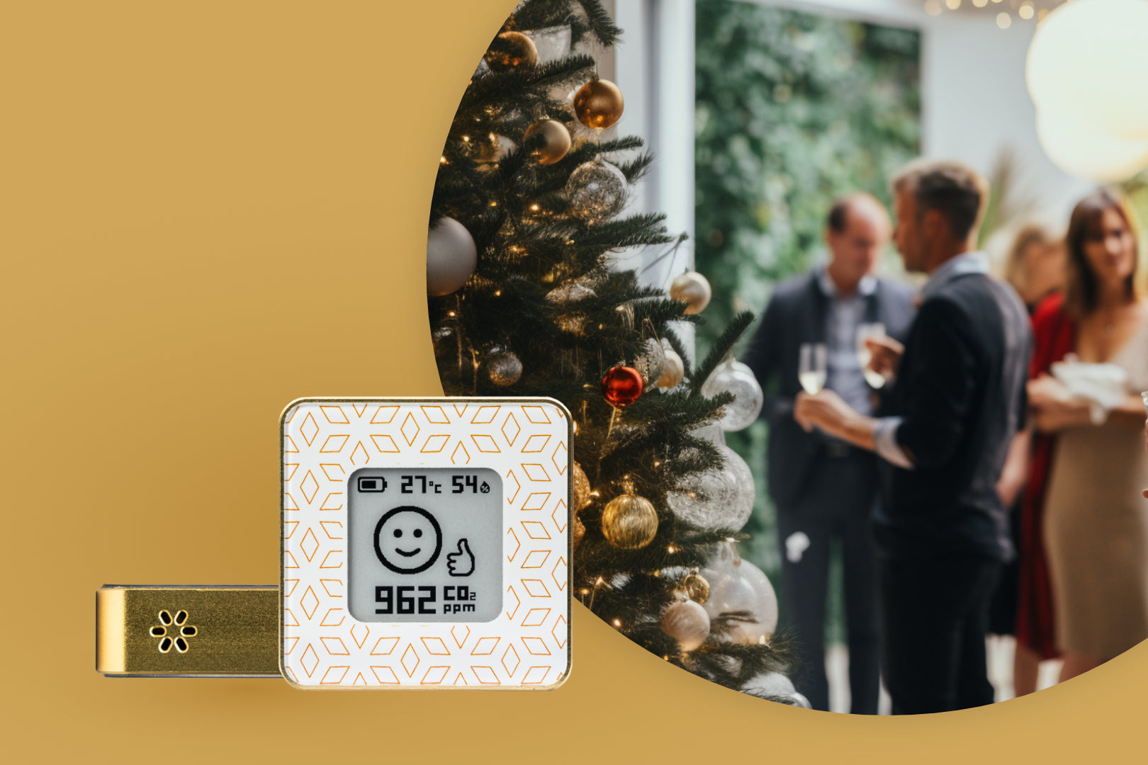 Merry and Healthy Christmas with AIRVALENT CO₂ and Air Quality Monitor 2024